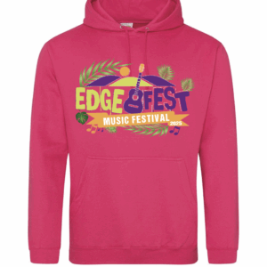 Edge Fest Adult Hoodie - Pink
