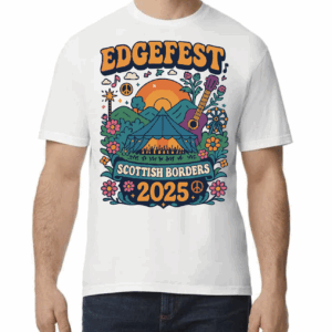 Edge Fest Adult T-Shirt With Lineup - White