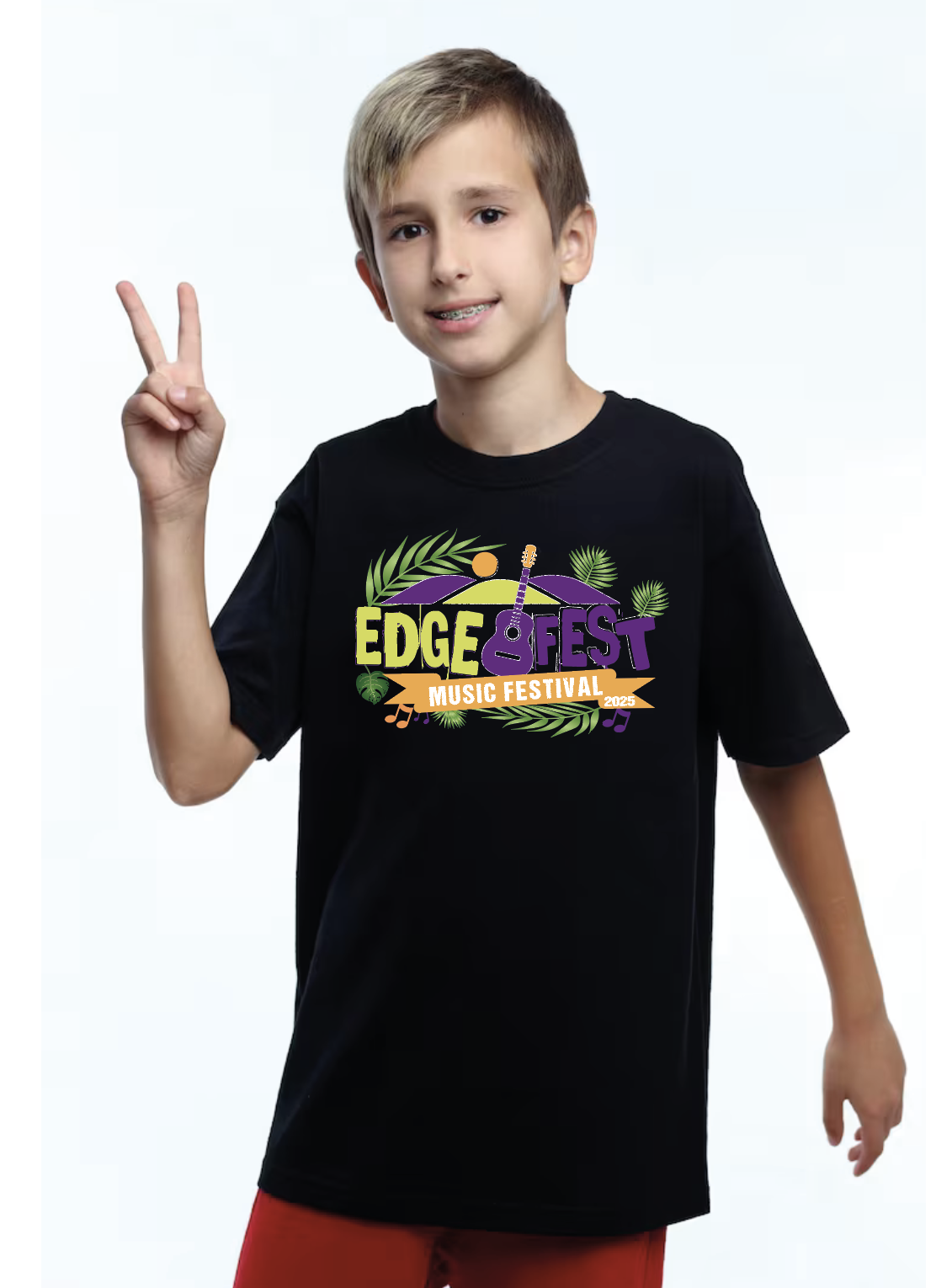 Edge Fest Kids T-Shirt - Black