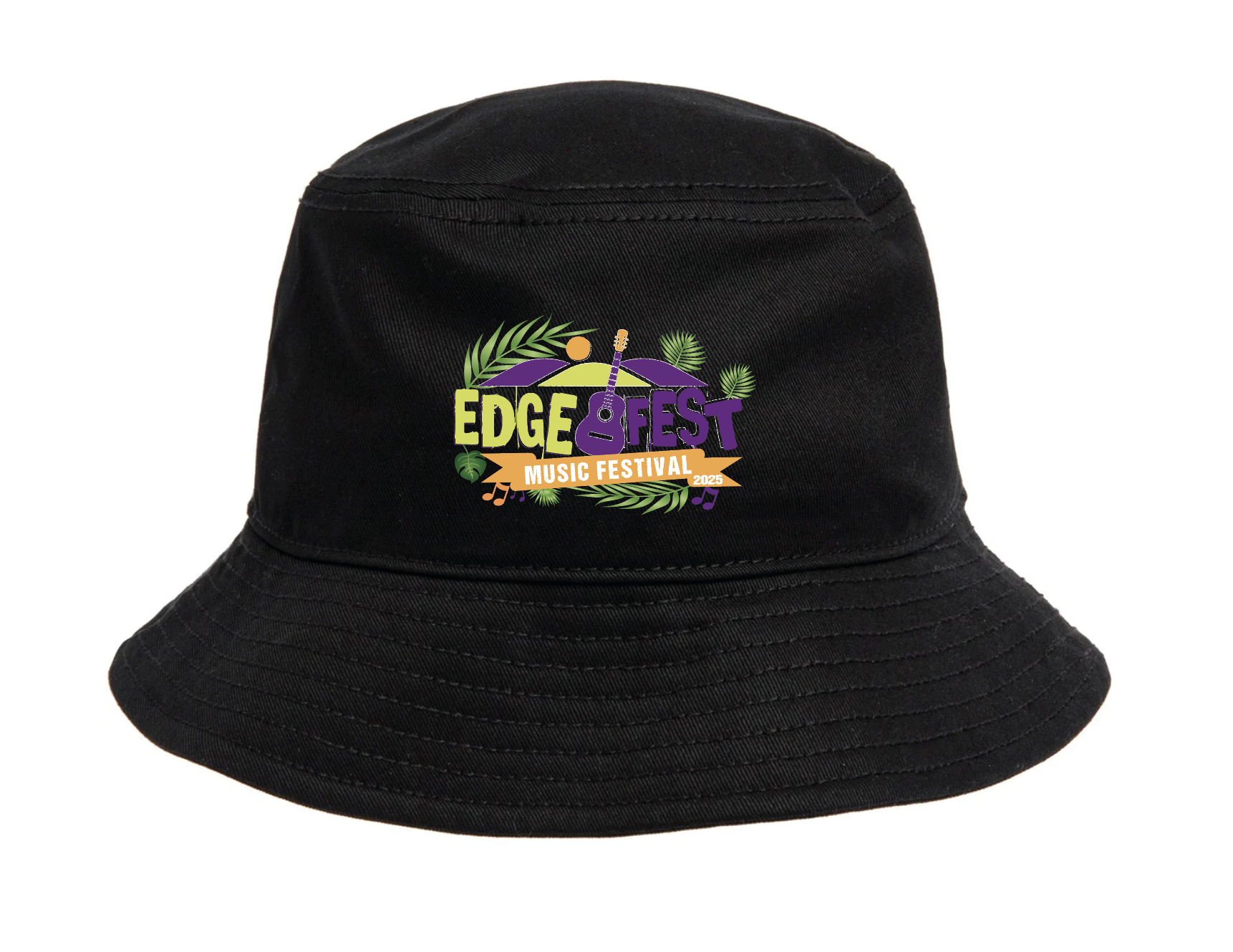Edge Fest Bucket Hat - Black